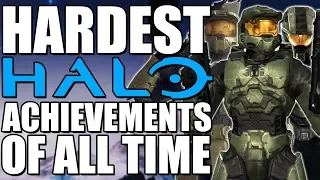 HARDEST Halo Achievements from EVERY Halo Game