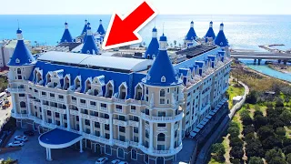 Prohlídka luxusního hotelu v Turecku 🏨 Levné all-inclusive ⭐ 5hvězdičkový vlog 💬 Titulky