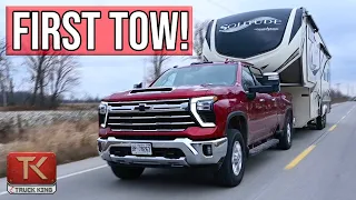 How's it Pull? 2024 Chevrolet Silverado 3500 Towing Tested - Talking Power, Payload, Mirrors & More