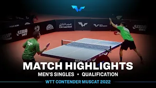 Turki Almutairi vs Salem Alsuwailem | MS | WTT Contender Muscat 2022 (Qual)