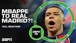 FULL REACTION to report that Kylian Mbappe will be LEAVING PSG 😮 | ESPN FC