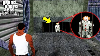 I Found PENNYWISE in GTA San Andreas!(Pennywise From IT)|GTA SAN ANDREAS SCARY MOD|