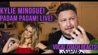 Vocal Coach Reacts! Kylie Minogue! Padam Padam! Live!