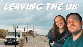 LEAVING THE UK | Ferry from Dover to Calais and visiting WW2 bunkers at Dunkirk Van Life Europe Vlog