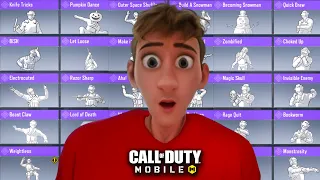 I Revealed EVERY EMOTE in COD Mobile 🤯