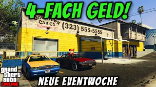 MEGA 4-Fach GELDBONUS! Viele Rabatte, Neue Inhalte + Zeitrennen | GTA Online NEUE Eventwoche in 2024