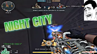 Gatling Gun-Infernal Dragon x Night City ( Mass Zombie Escape Mode GamePlay) | CFPH | EJRM ZombieV4