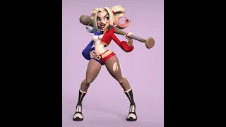 Sculpting Harley Quinn in Zbrush Time-lapse