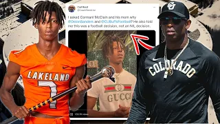 CORMANI MCCLAIN EXPOSES THE REAL REASON THAT HE COMMITTED TO DEION SANDERS AND THE COLORADO BUFF