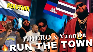 F.HERO x VannDa Ft. 1MILL & SPRITE - RUN THE TOWN 🇳🇱 DUTCH REACTION 🔥