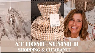 AT HOME SHOP WITH ME SUMMER 2024 | CLEARANCE FINDS AND SUMMER DECOR FROM AT HOME