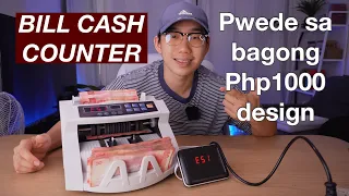 Bill Cash Counter Machine | Multi Currency Fake Money UV MG Detection | TAGALOG