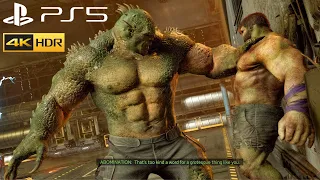 Marvel's Avengers Hulk Vs Abomination Fight Scene [4K ULTRA HD 60FPS HDR]