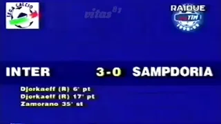 Inter-Sampdoria 3:0, 1998/99 - Domenica Sportiva (doppietta di Youri Djorkaeff)