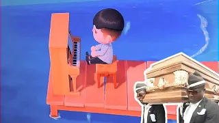 Astronomia played on a Piano in Animal Crossing