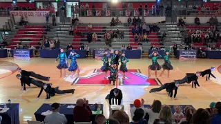 Extreme Ballroom Youth Blue I  "Lady Gaga"Latin Formation Medley