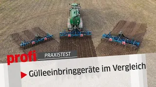 Gülleeinbringgeräte im Vergleich | profi #Praxistest