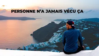 Je visite l'ile de SANTORINI complètement vide | ValMarc en Grèce 🇬🇷