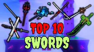 Ranking ALL Top 10 Swords for PVP & Grinding in Blox Fruits