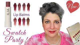 SWATCH PARTY - Ilia Balmy Tint Hydrating Lip Balm  NEW COLORS