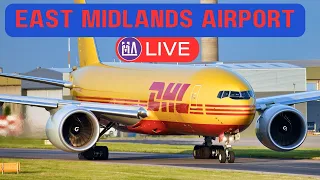 🔴 East Midlands Airport LIVESTREAM 🔴 CARGO Action up close #live #planespotting #ema #liveairport