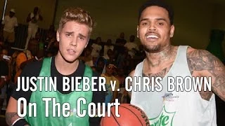 Justin Bieber Gets Beat By Chris Brown on The Basketball Court