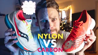 Nylon VS Carbon - Which one is faster? Saucony Endorphin Speed - New Balance Fuel Cell TC