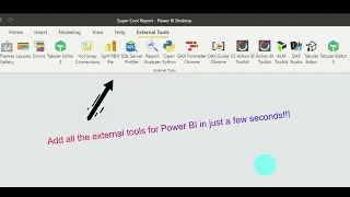 Add All PowerBI External Tools FAST!!