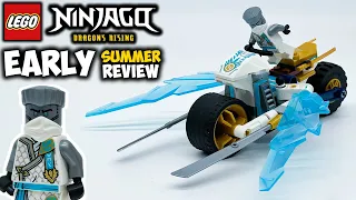 Zane's Ice Motorcycle EARLY Review! LEGO Ninjago Dragons Rising Set 71816