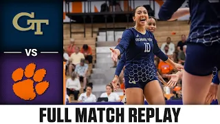 Georgia Tech vs. Clemson Full Match Replay | 2023 ACC Volleyball