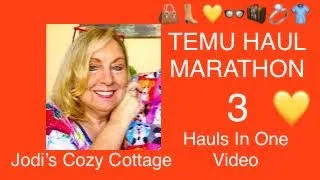 *Huge* Combo Temu Haul Marathon & Try on Too 3 Hauls in 1 Video/ #temureview #temufinds #temuhaul