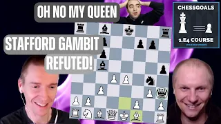 ChessGoals Stafford Gambit Refutation