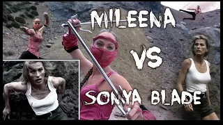 Girls are fighting in mud | Sonya Blade vs Mileena (Mortal Kombat movie)