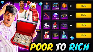 Free Fire Poor To Rich I'd😻😱 || I Got All Old MysteryShop Bundles In 20💎Diamonds -Garena FreeFire