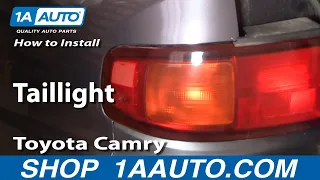 How to Replace Tail Lights 95-96 Toyota Camry