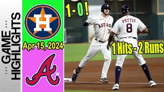 Houston Astros vs Atlanta Braves Highlights April 15, 2024 - Kyle Tucker Home run. Let's go Astros