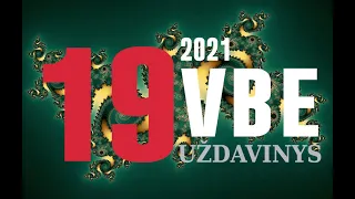 19 uždavinys | VBE 2021