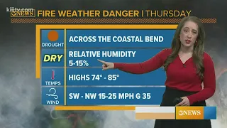 Thursday Forecast: Extreme  fire danger, breezy, dry, and warm