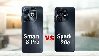 Infinix Smart 8 Pro vs Tecno Spark 20c