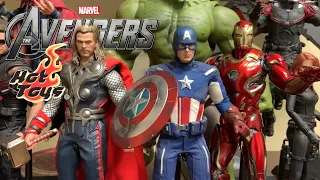 Avengers Endgame Hot Toys Display