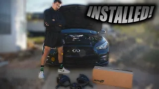 HOW TO Install AMS INTAKES on Q50! | DIY