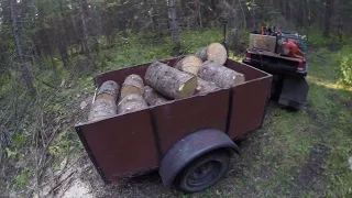 The best ATV firewood trailer