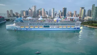 "Icon of the Seas" the world’s largest cruise ship arrives at PortMiami