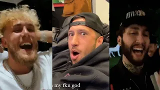 Jake Paul Reacts to Conor McGregor getting KNOCKED OUT