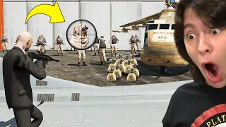 ELIMINEI O ALVO MAIS PROCURADO DO FBI COMO UM SNIPER!! (GTA 5 )