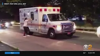 Video Shows Patient Attacking EMTs In Ambulance In The Bronx