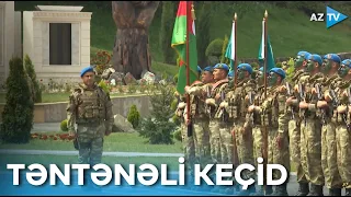 "Komando" Hərbi Hissəsinin təntənəli keçidi