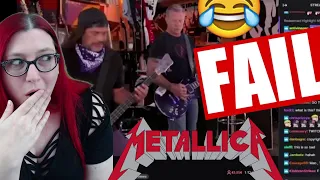 Metallica Karma Is A B |Twitch Stream EPIC FAIL