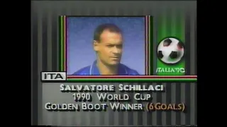 1990 Italia World Cup Golden Boot Winner Salvatore Schillaci
