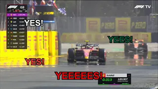 A Ferrari Fan's Reaction to Sainz's Pole Position at Monza